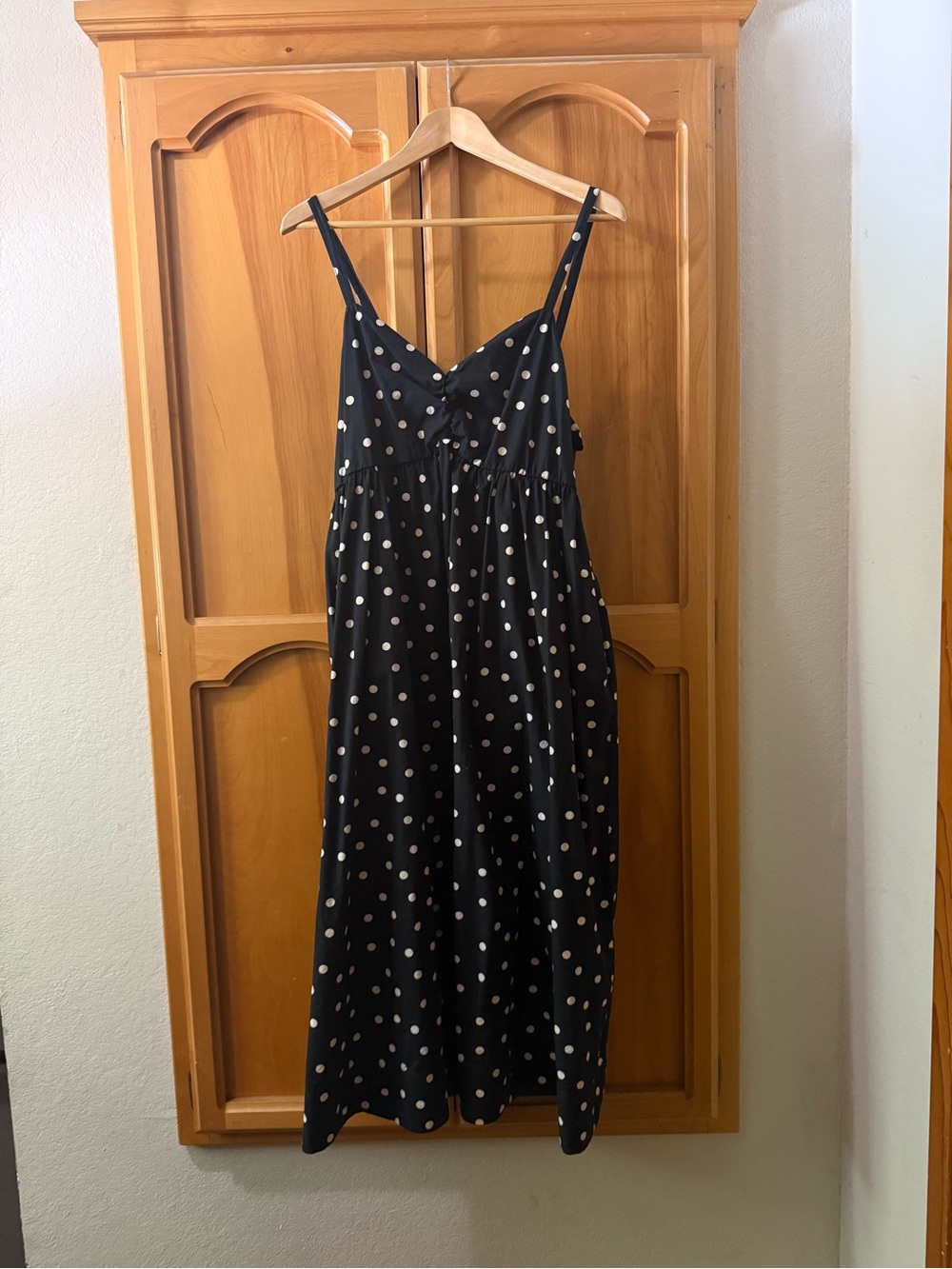 Abercrombie & Fitch Black Polka Dot Dress